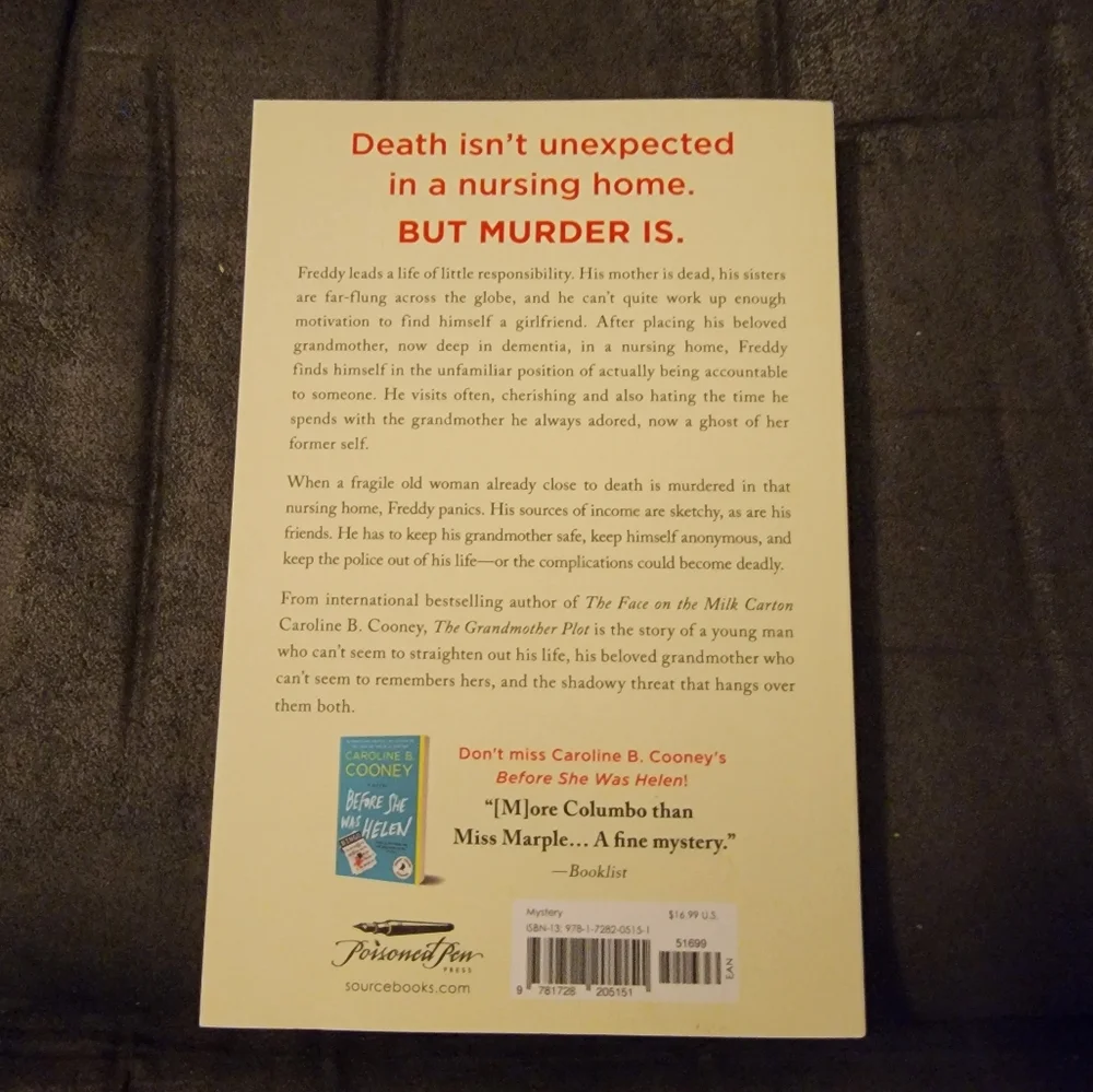 The Grandmother Plot by Carolinge B Cooney‎               Paperback